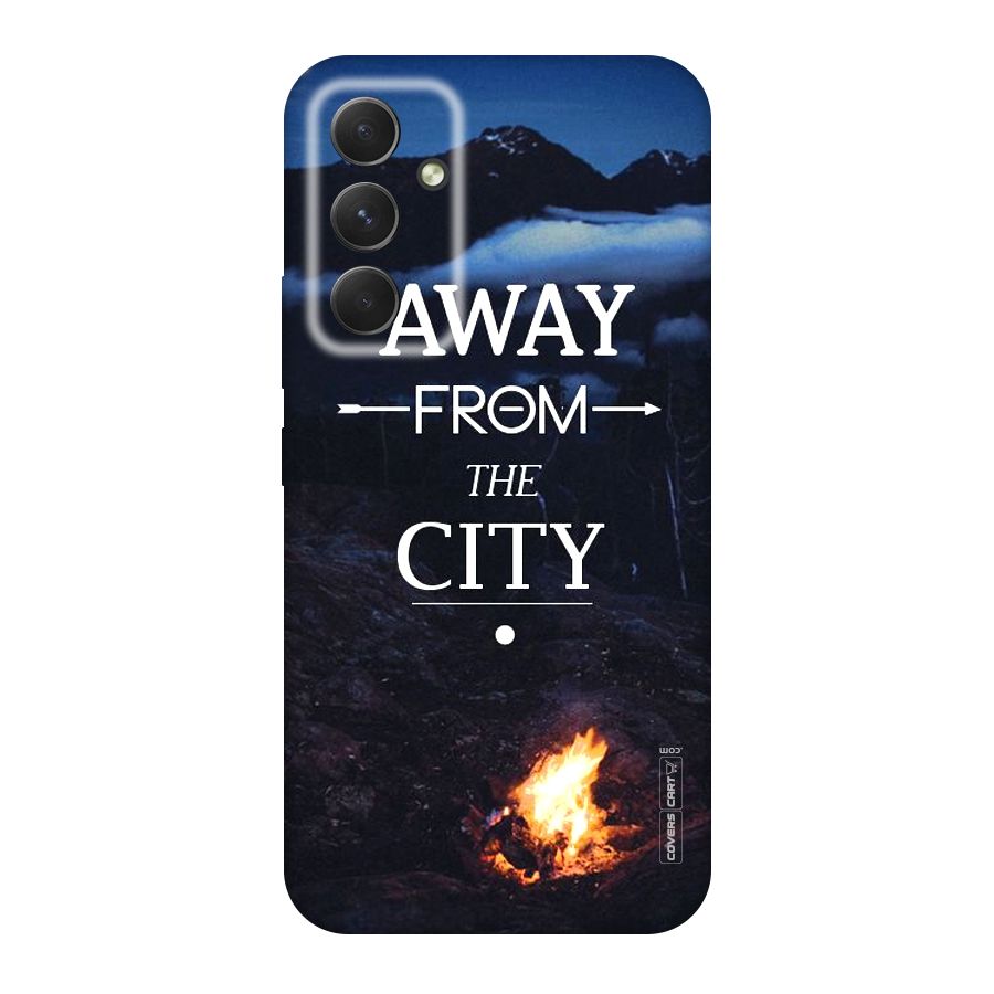 Away From City Original Polycarbonate Back Case for Galaxy A54