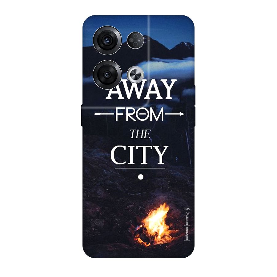Away From City Original Polycarbonate Back Case for Oppo Reno8 Pro 5G