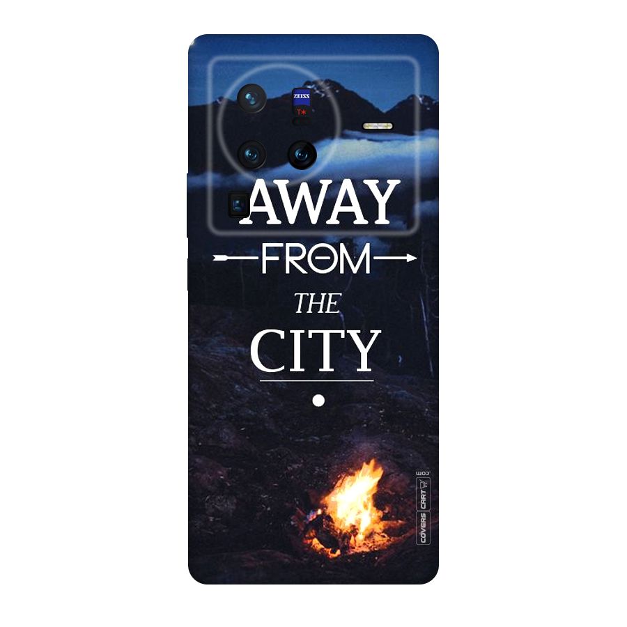 Away From City Original Polycarbonate Back Case for Vivo X80
