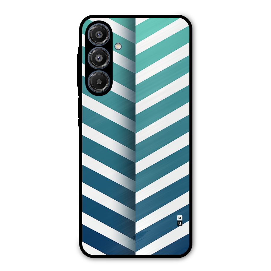 Awesome Angular Stripes Metal Back Case for Galaxy A16 5G