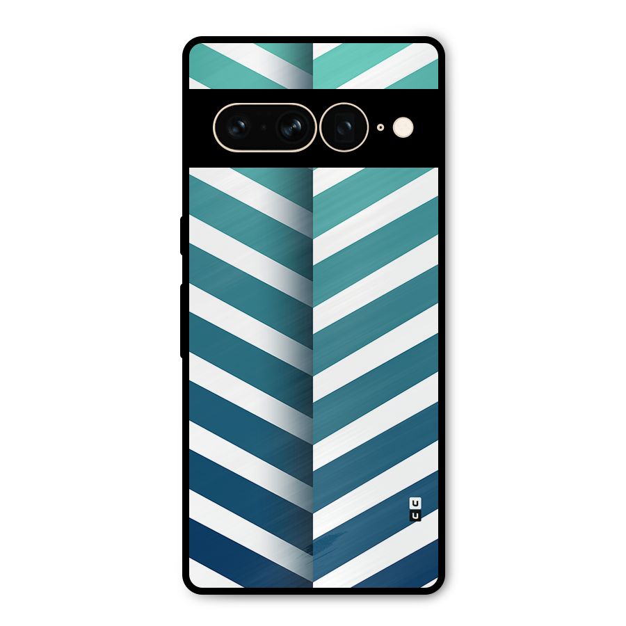 Awesome Angular Stripes Metal Back Case for Google Pixel 7 Pro
