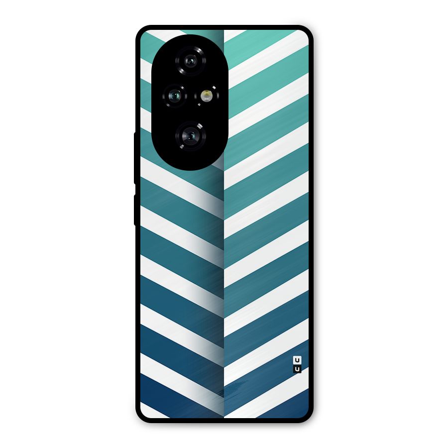 Awesome Angular Stripes Metal Back Case for Honor 200 Pro