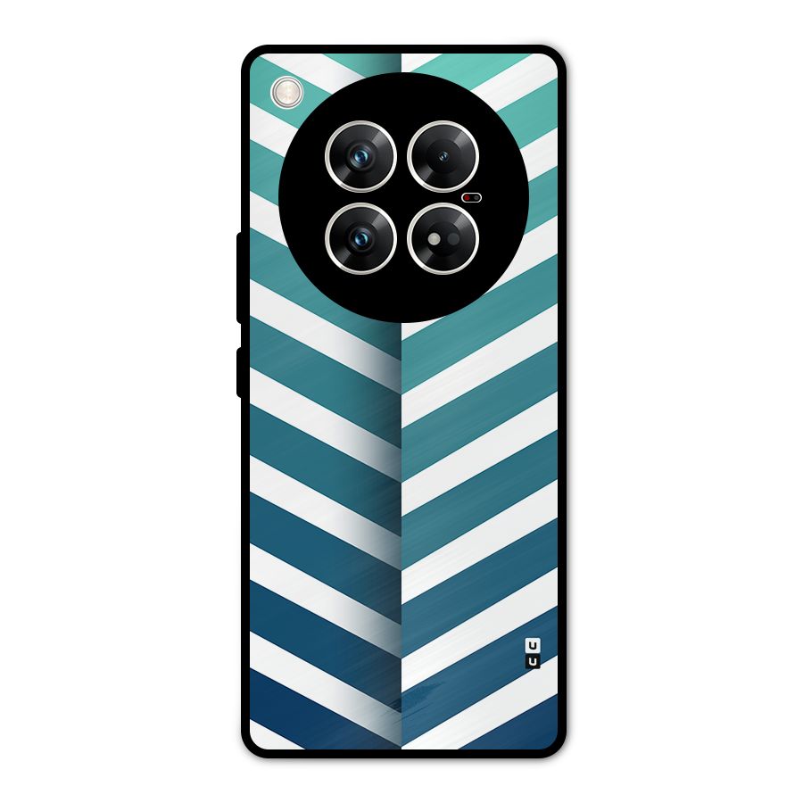 Awesome Angular Stripes Metal Back Case for Infinix Zero 40 5G
