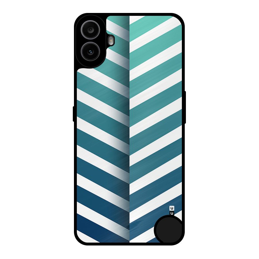Awesome Angular Stripes Metal Back Case for Nothing CMF Phone 1