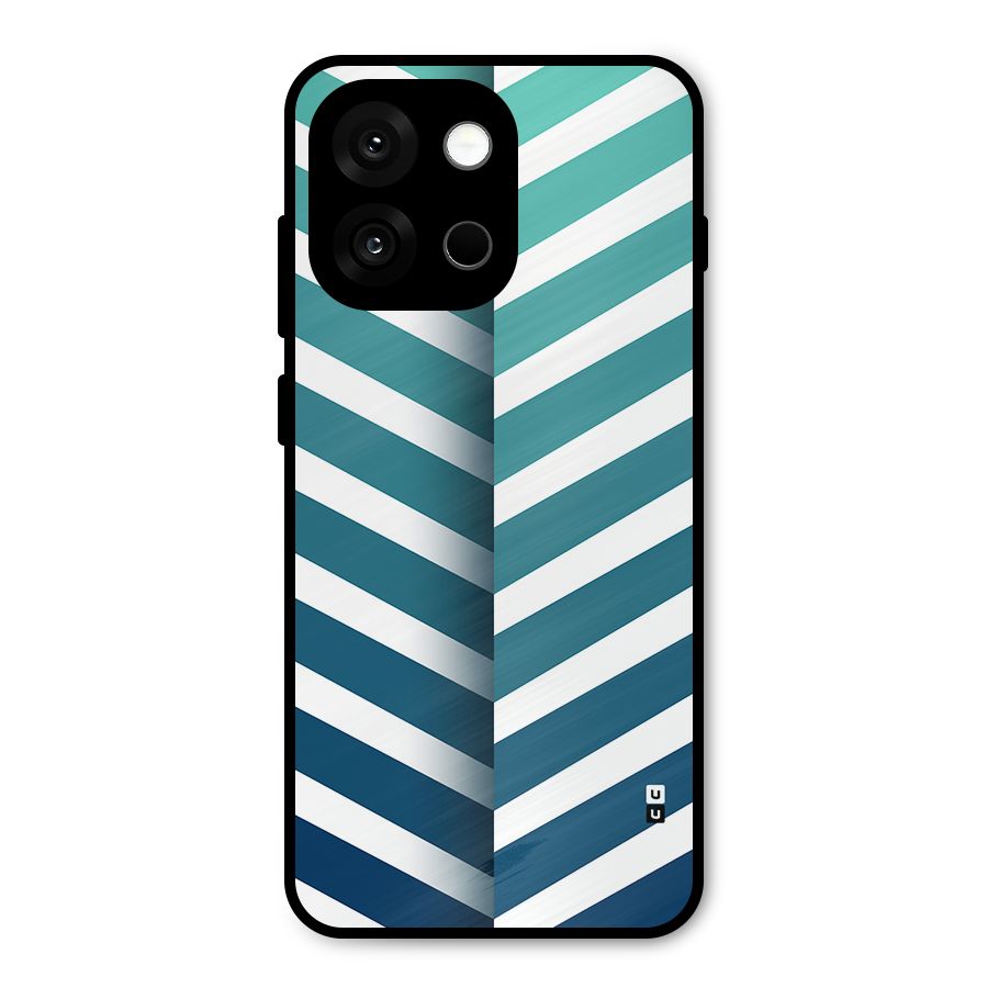 Awesome Angular Stripes Metal Back Case for OnePlus 13s
