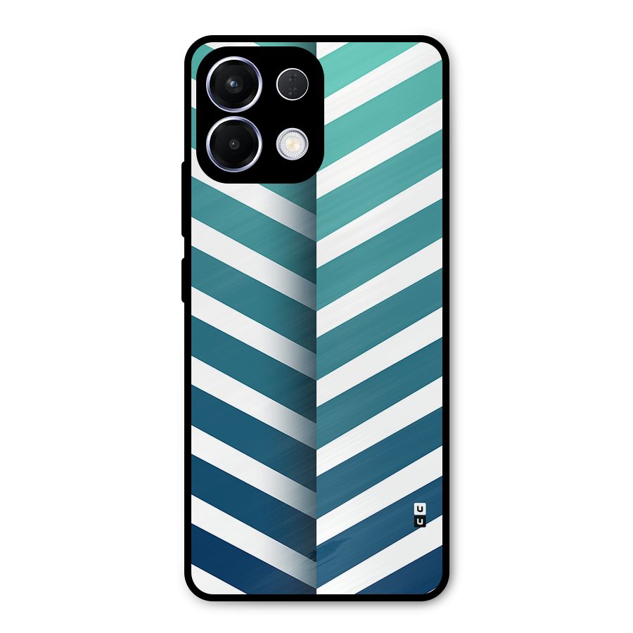Awesome Angular Stripes Metal Back Case for Oppo K13