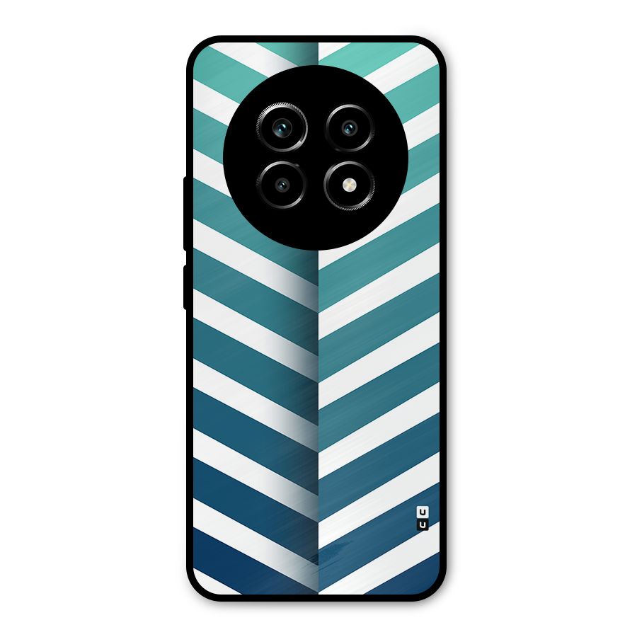 Awesome Angular Stripes Metal Back Case for Realme 13 Pro