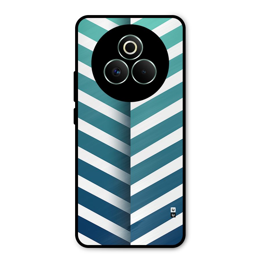 Awesome Angular Stripes Metal Back Case for Realme P3 Pro