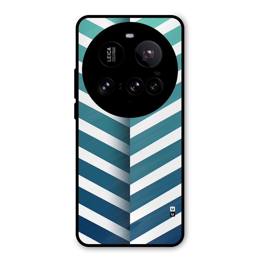 Awesome Angular Stripes Metal Back Case for Xiaomi 15 Ultra