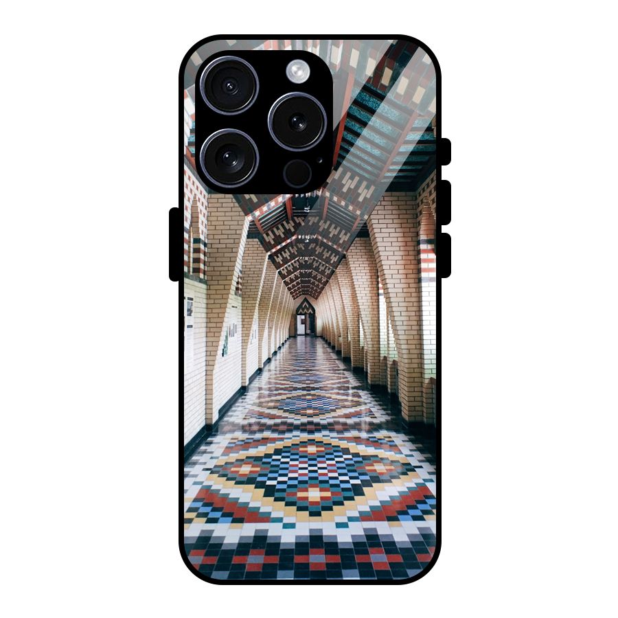 Awesome Architecture Glass Back Case for iPhone 15 Pro