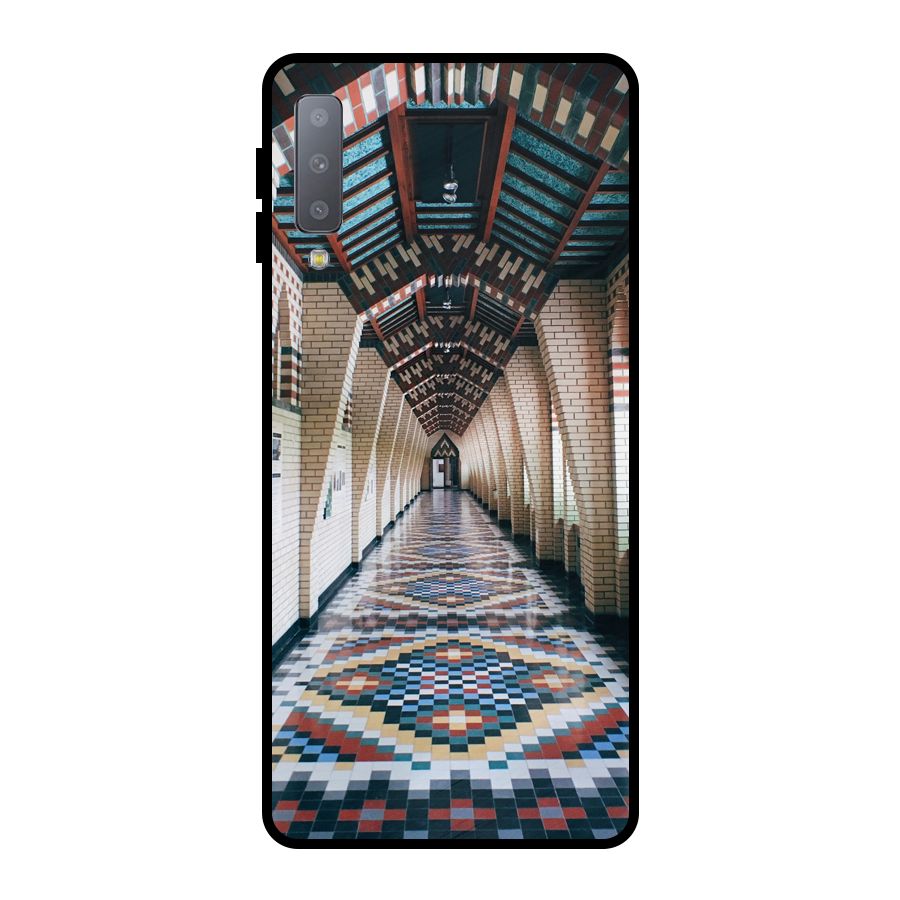 Awesome Architecture Metal Back Case for Galaxy A7 (2018)