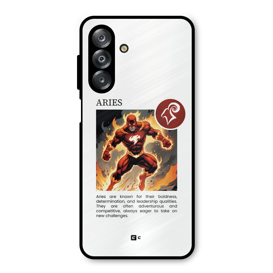 Awesome Aries Metal Back Case for Galaxy A26
