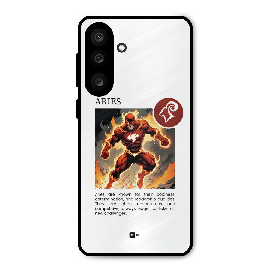Awesome Aries Metal Back Case for Galaxy M56