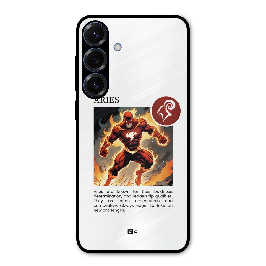 Awesome Aries Metal Back Case for Galaxy S25 Plus