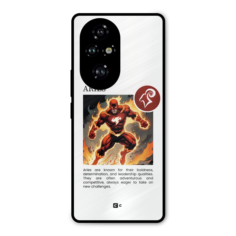 Awesome Aries Metal Back Case for Honor 200 Pro