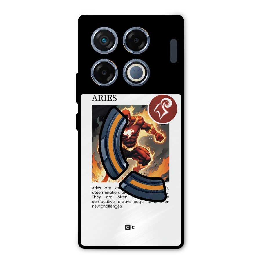 Awesome Aries Metal Back Case for Infinix GT 20 Pro