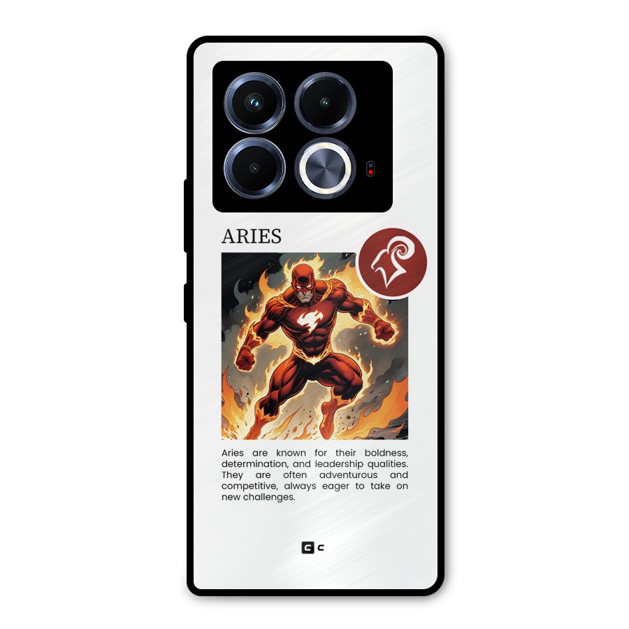 Awesome Aries Metal Back Case for Infinix Note 40 5G