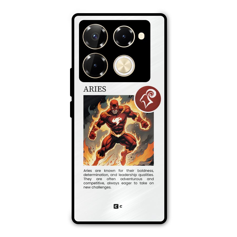 Awesome Aries Metal Back Case for Infinix Note 40 Pro