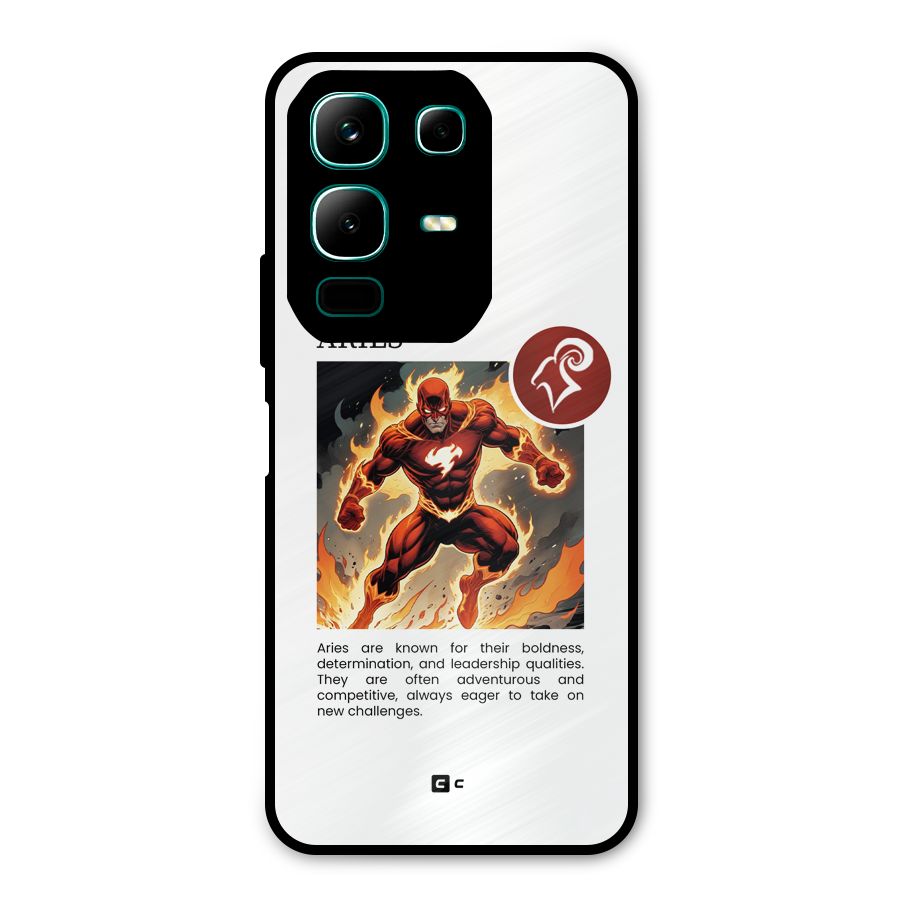 Awesome Aries Metal Back Case for Infinix Note 50x
