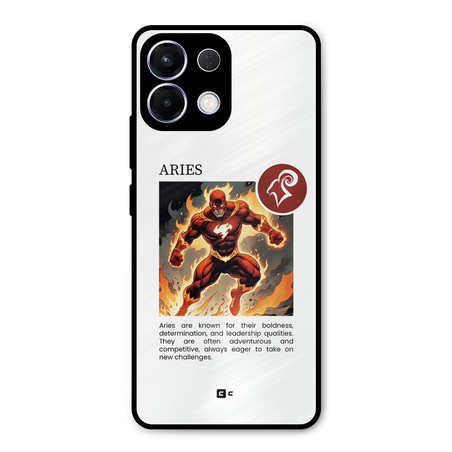 Awesome Aries Metal Back Case for Oppo K13