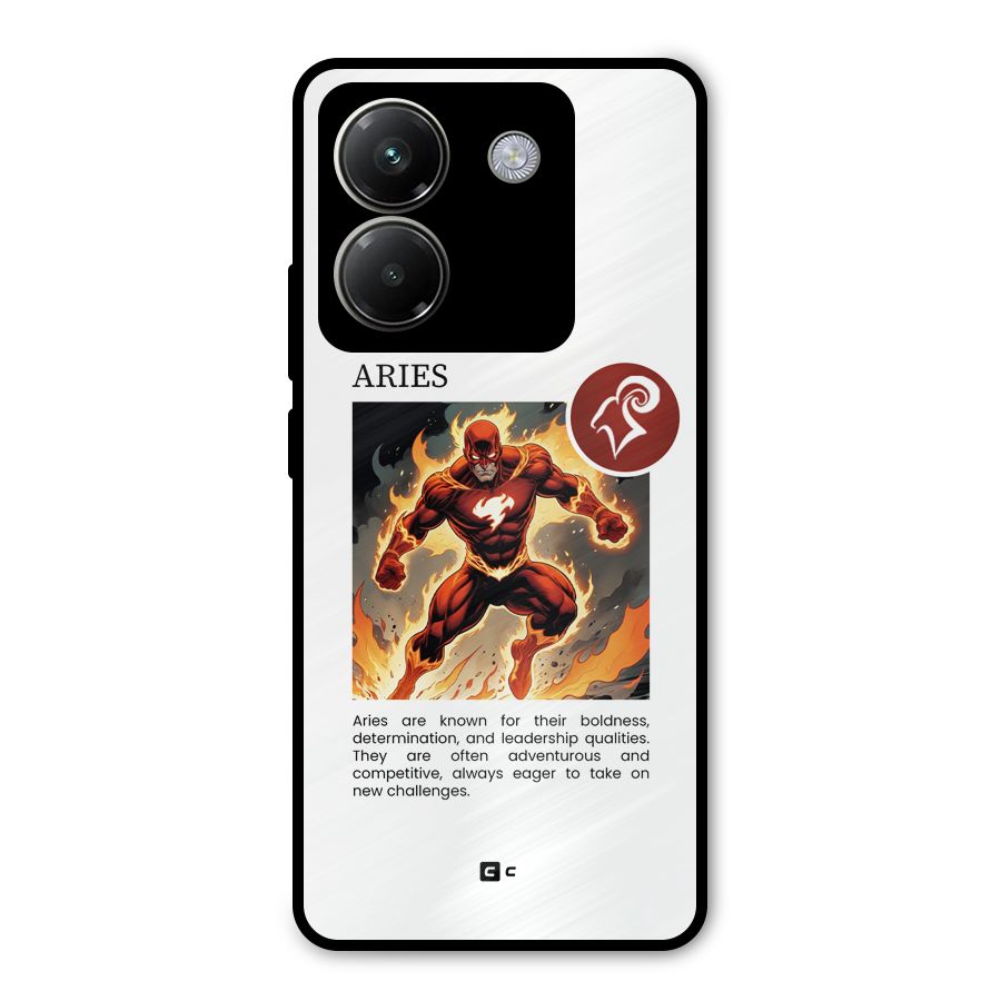 Awesome Aries Metal Back Case for Poco M7 Pro 5G