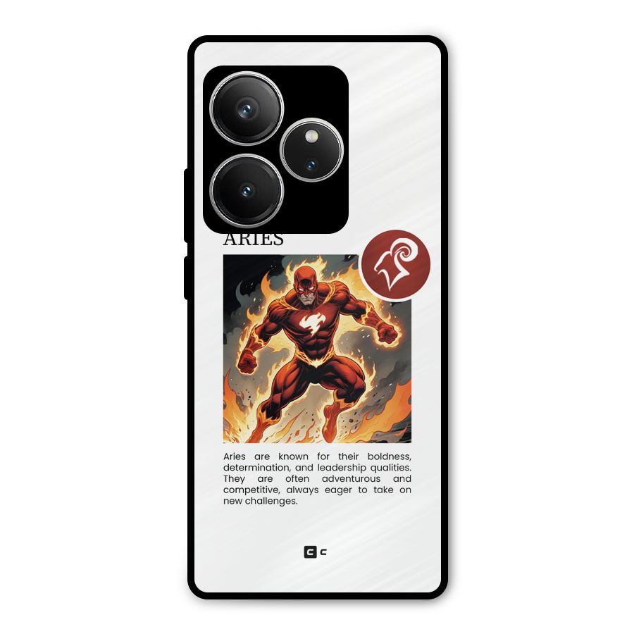 Awesome Aries Metal Back Case for Realme GT 6