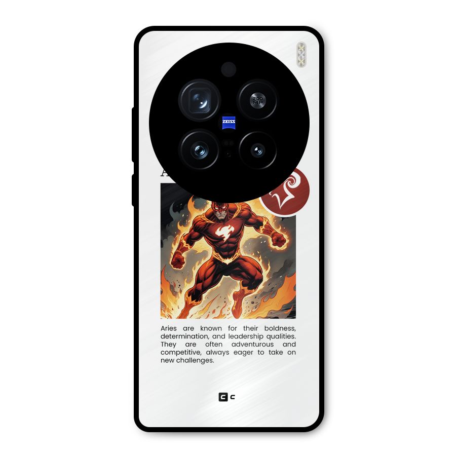 Awesome Aries Metal Back Case for Vivo X200 Pro