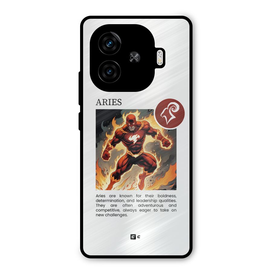 Awesome Aries Metal Back Case for iQOO Neo 10R