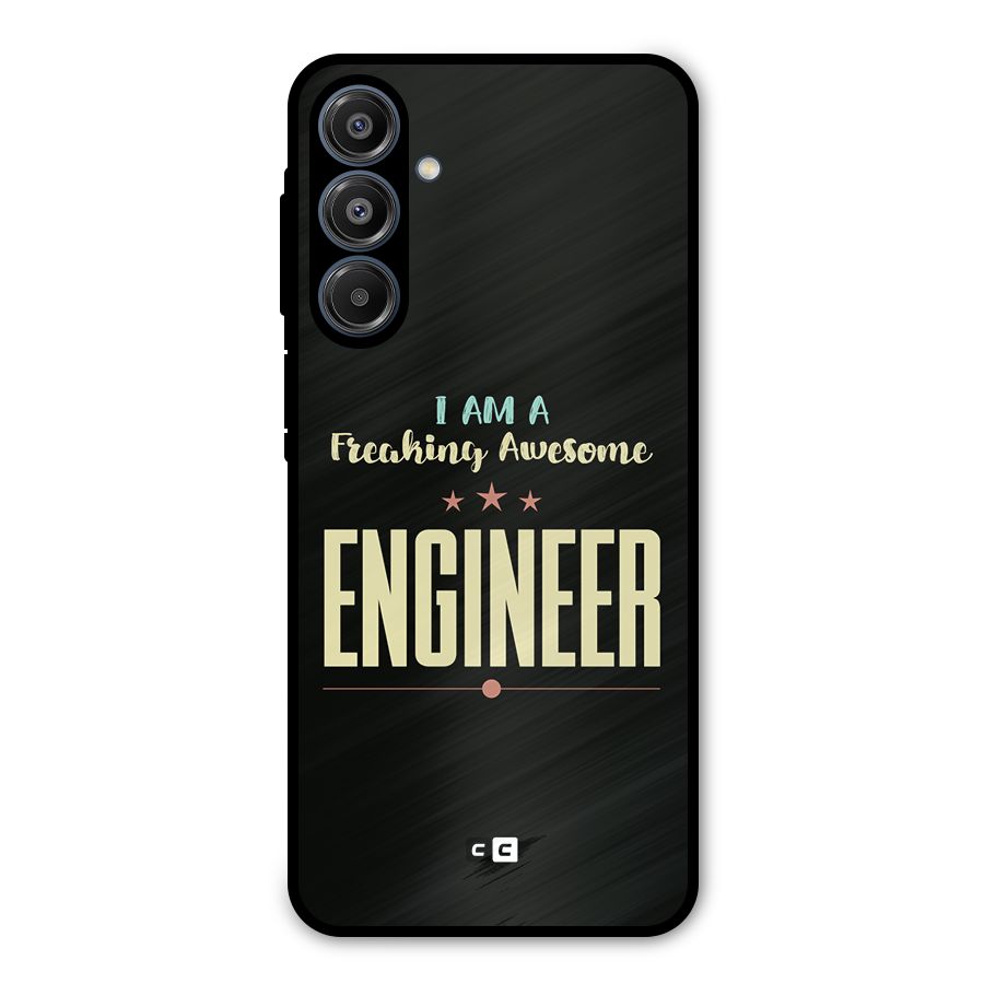 Awesome Engineer Metal Back Case for Galaxy A16 5G