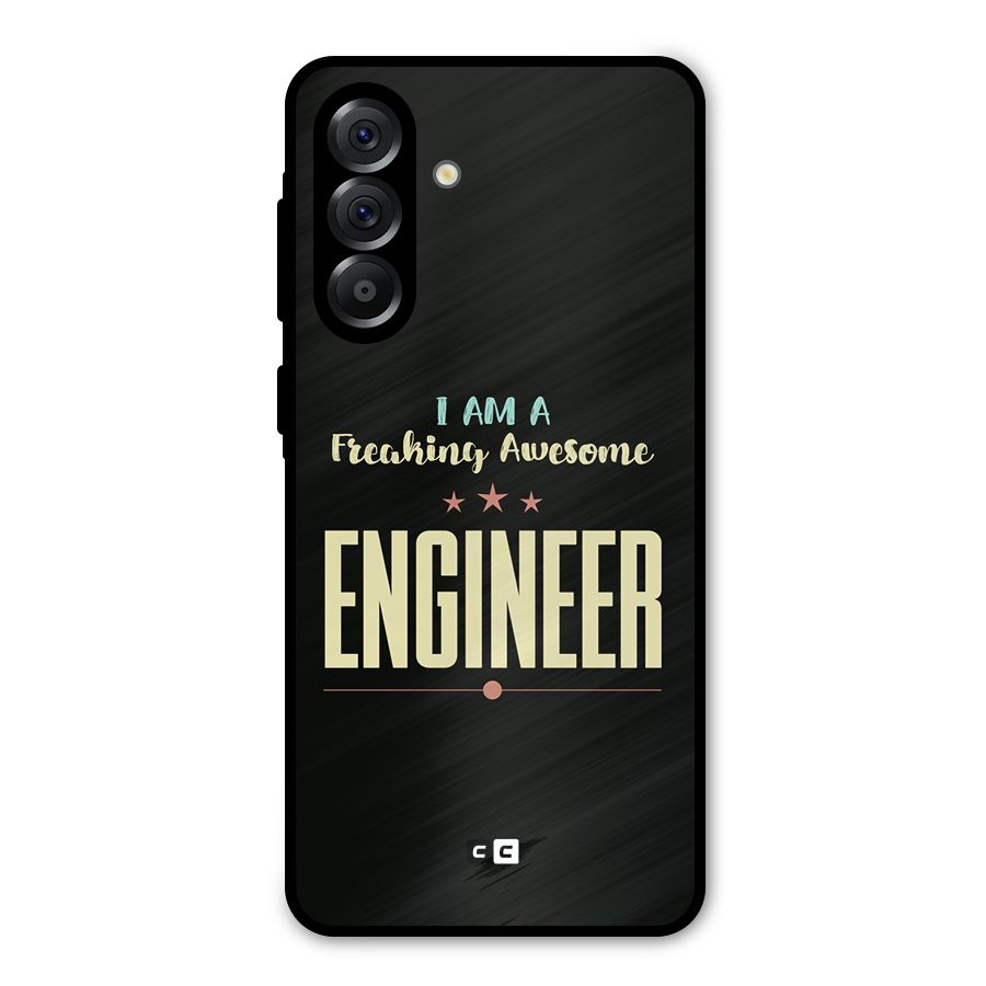 Awesome Engineer Metal Back Case for Galaxy A36