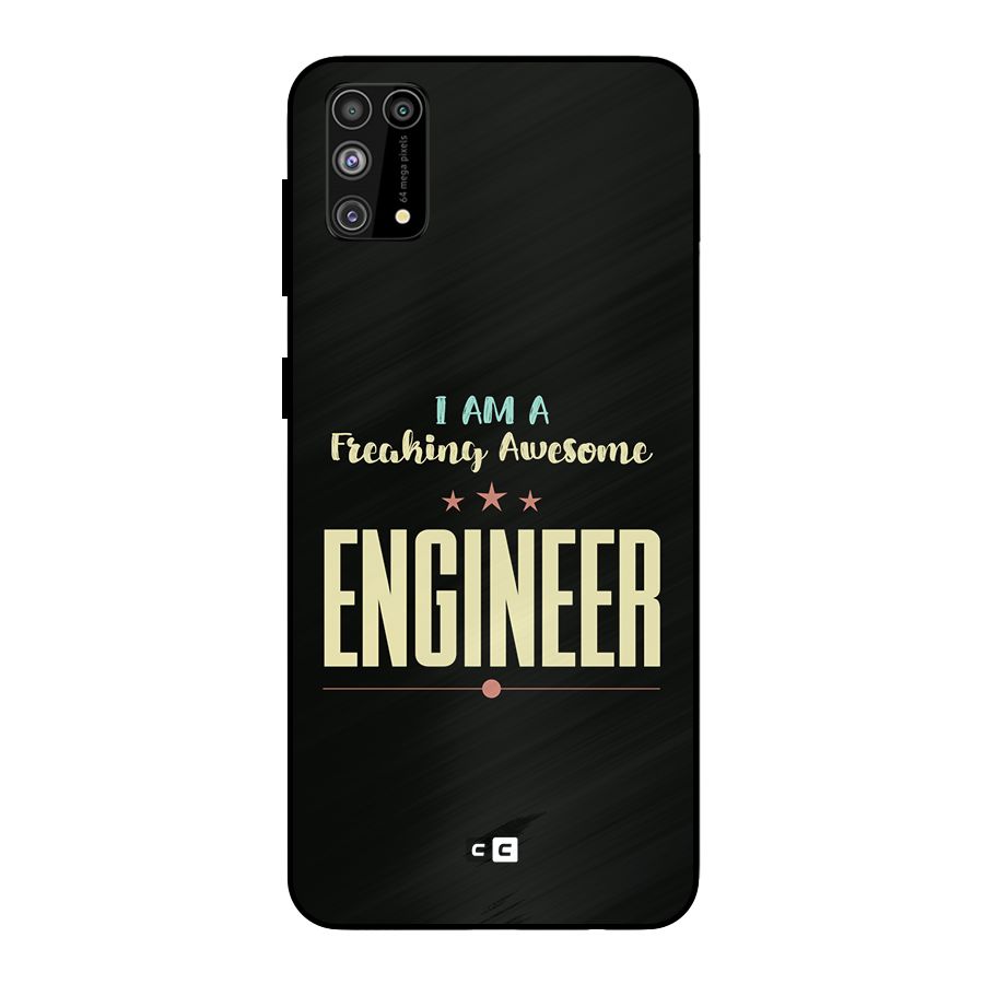 Awesome Engineer Metal Back Case for Galaxy F41