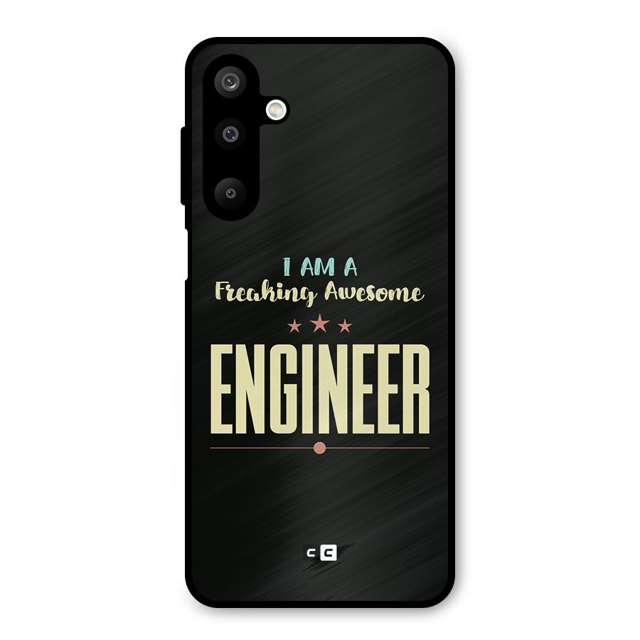 Awesome Engineer Metal Back Case for Galaxy M16
