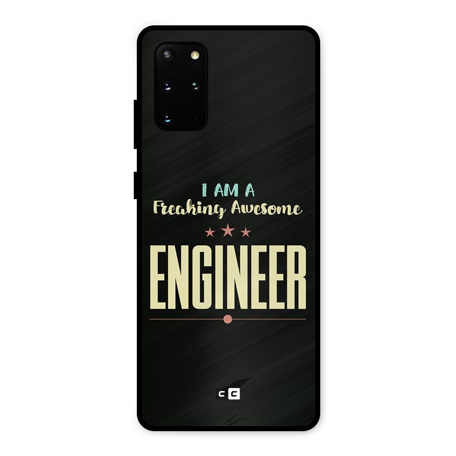 Awesome Engineer Metal Back Case for Galaxy S20 Plus