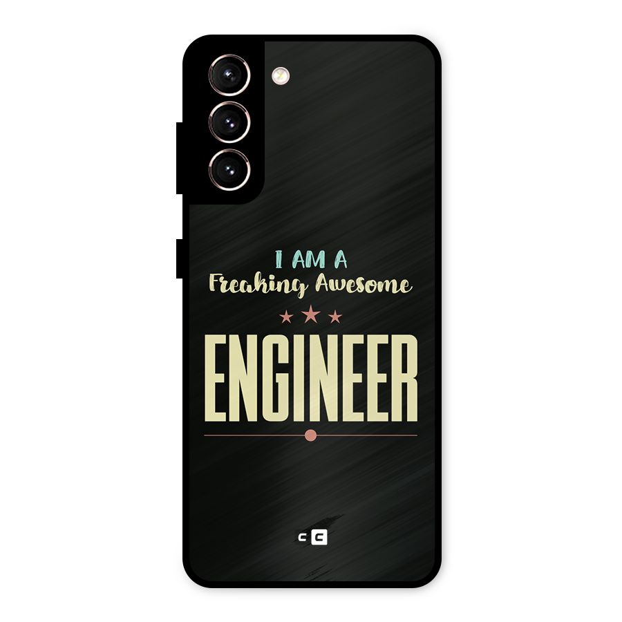 Awesome Engineer Metal Back Case for Galaxy S21 5G