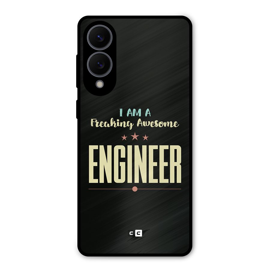 Awesome Engineer Metal Back Case for Galaxy S25 Edge