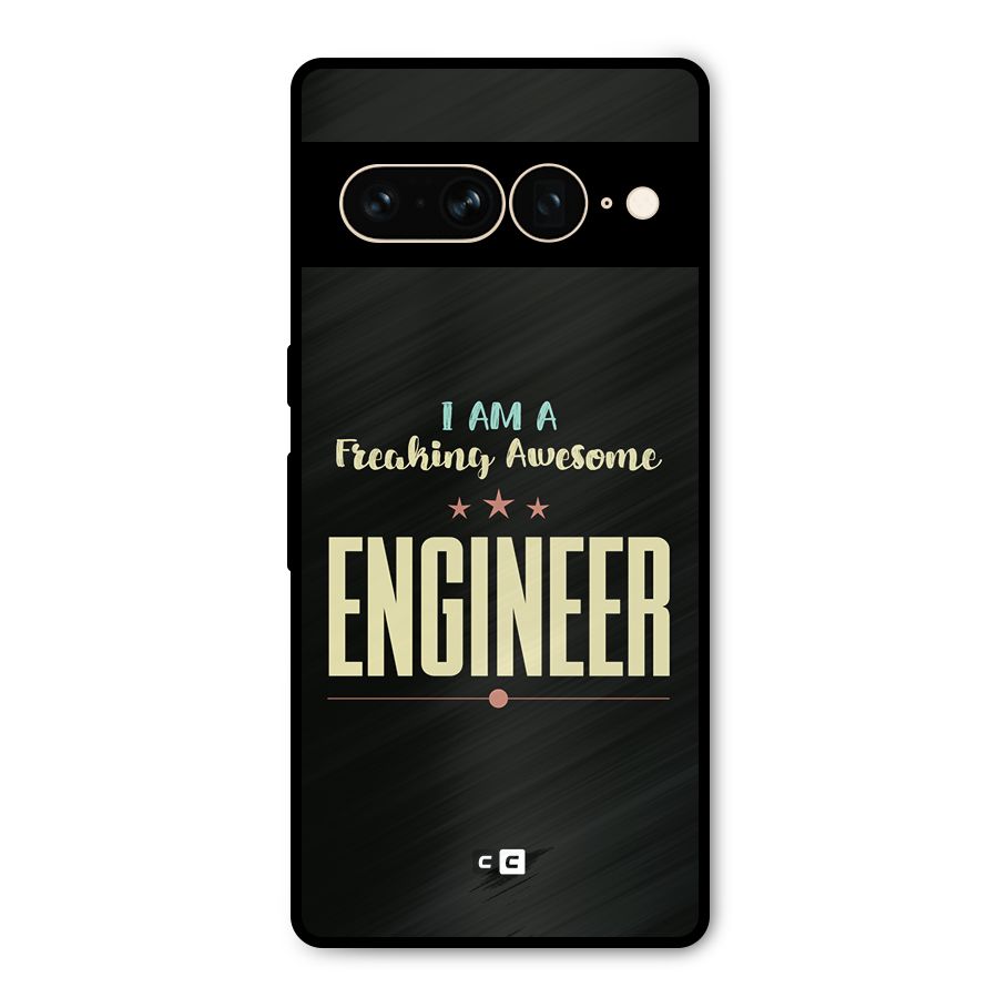 Awesome Engineer Metal Back Case for Google Pixel 7 Pro