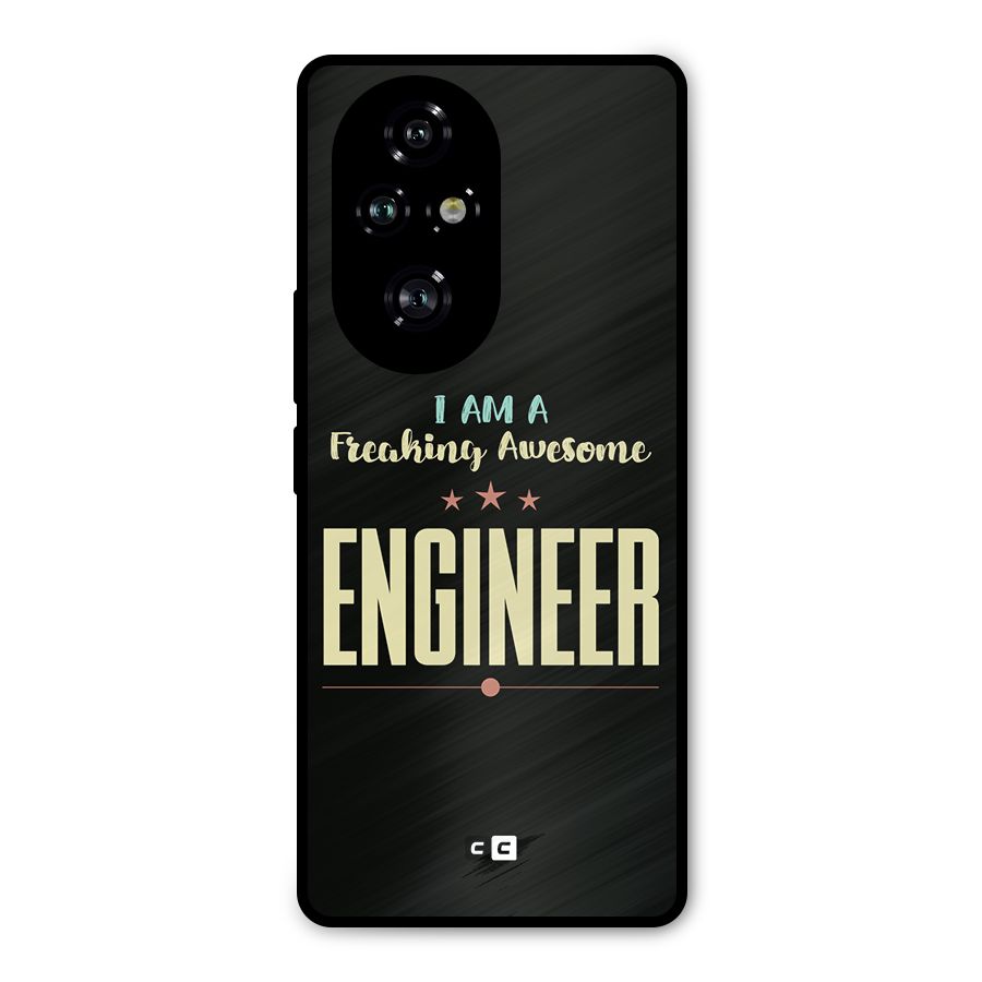 Awesome Engineer Metal Back Case for Honor 200 Pro