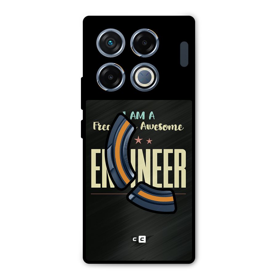 Awesome Engineer Metal Back Case for Infinix GT 20 Pro
