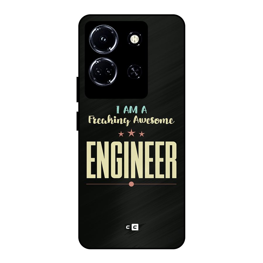 Awesome Engineer Metal Back Case for Infinix Note 30 5G