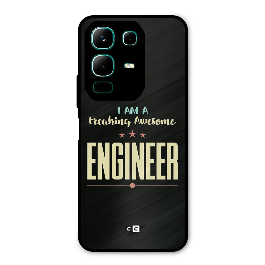 Awesome Engineer Metal Back Case for Infinix Note 50x