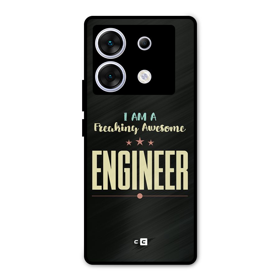 Awesome Engineer Metal Back Case for Infinix Zero 30 5G
