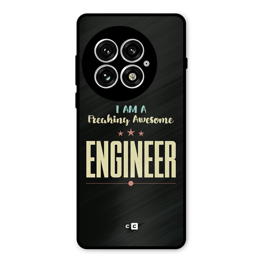 Awesome Engineer Metal Back Case for OnePlus 13