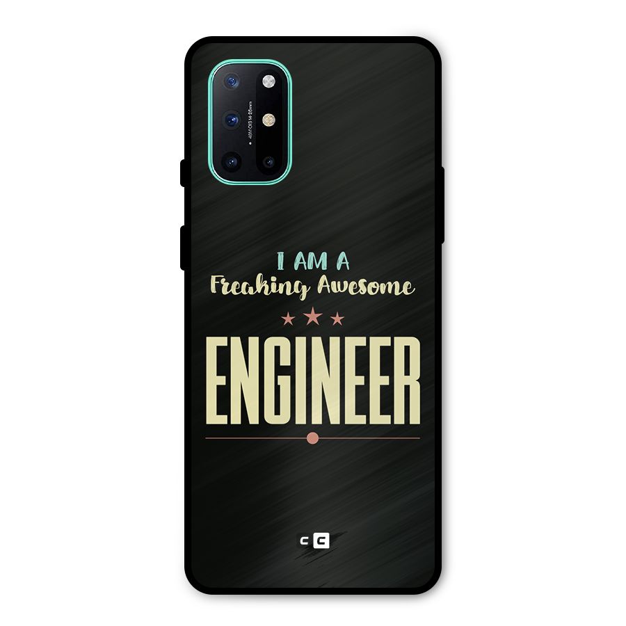Awesome Engineer Metal Back Case for OnePlus 8T