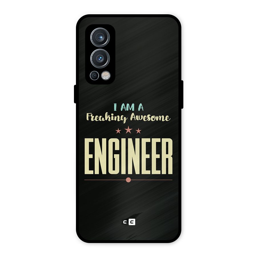 Awesome Engineer Metal Back Case for OnePlus Nord 2 5G