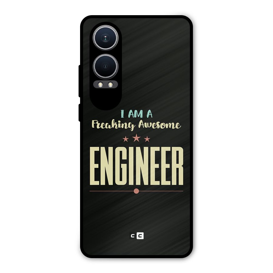 Awesome Engineer Metal Back Case for OnePlus Nord CE4 Lite