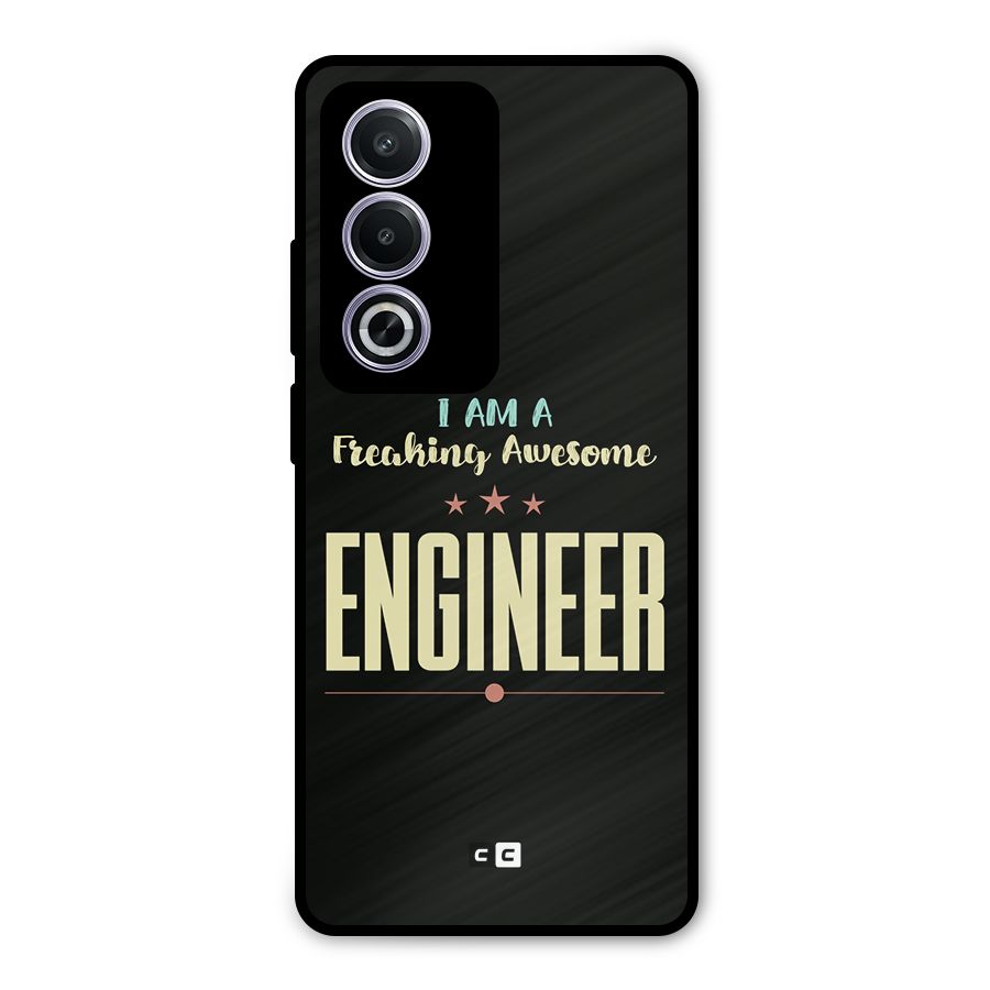 Awesome Engineer Metal Back Case for Oppo A3 Pro