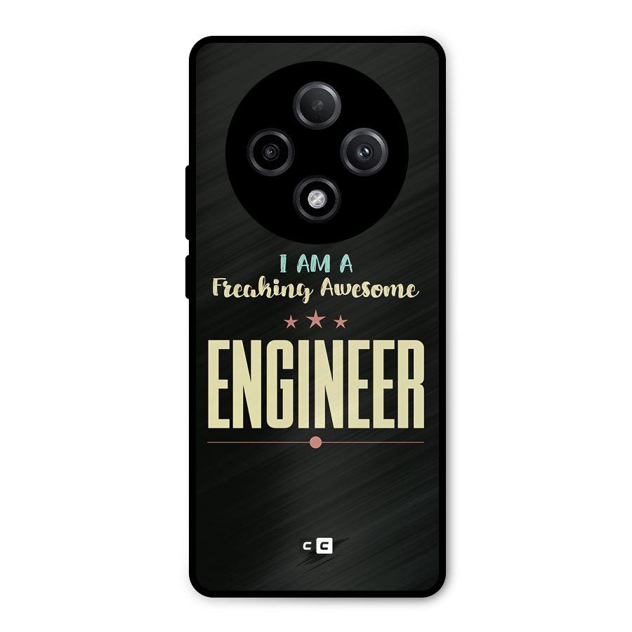 Awesome Engineer Metal Back Case for Oppo F27 Pro Plus