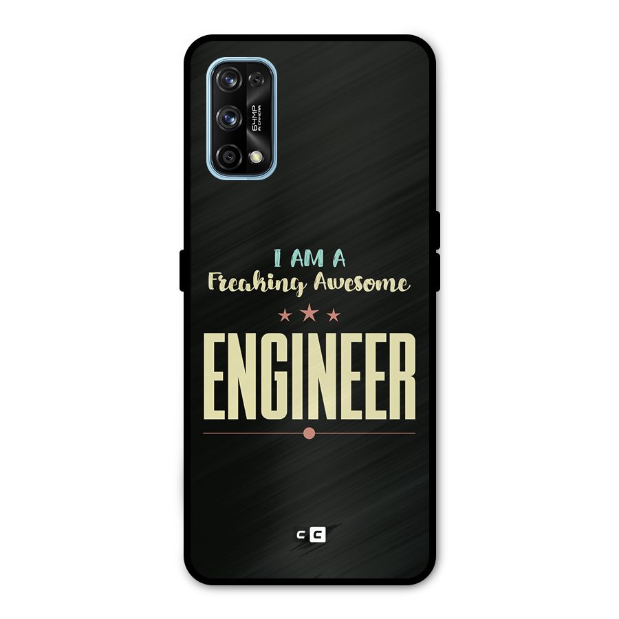 Awesome Engineer Metal Back Case for Realme 7 Pro