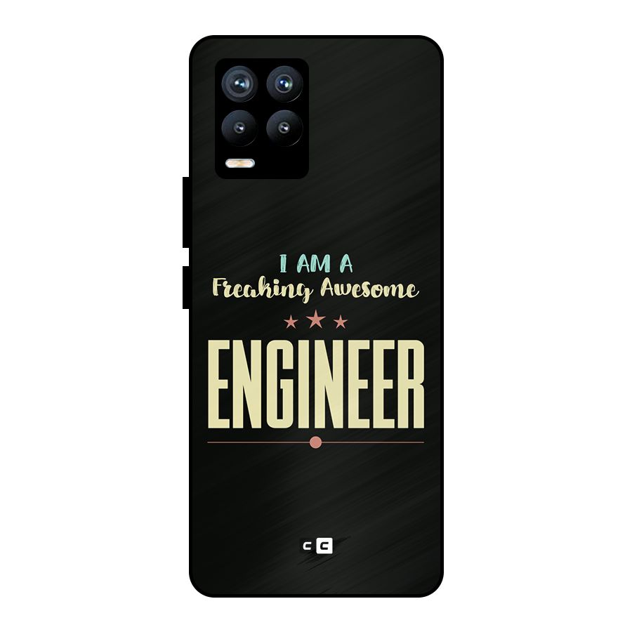 Awesome Engineer Metal Back Case for Realme 8 Pro