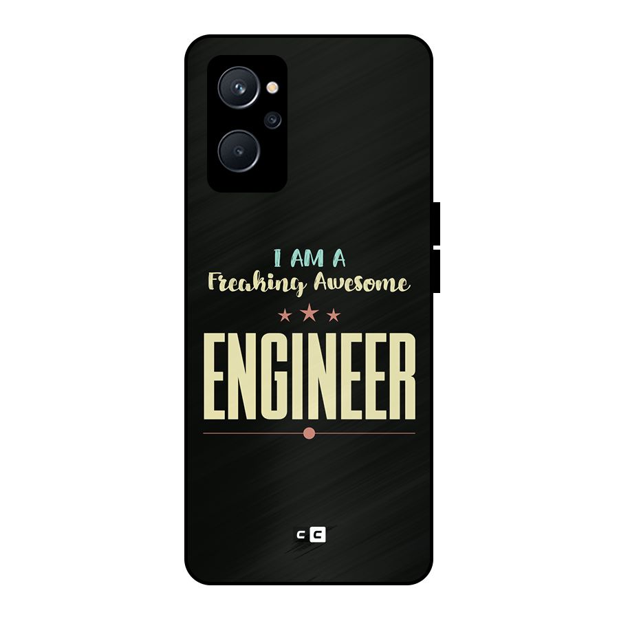 Awesome Engineer Metal Back Case for Realme 9i 5G